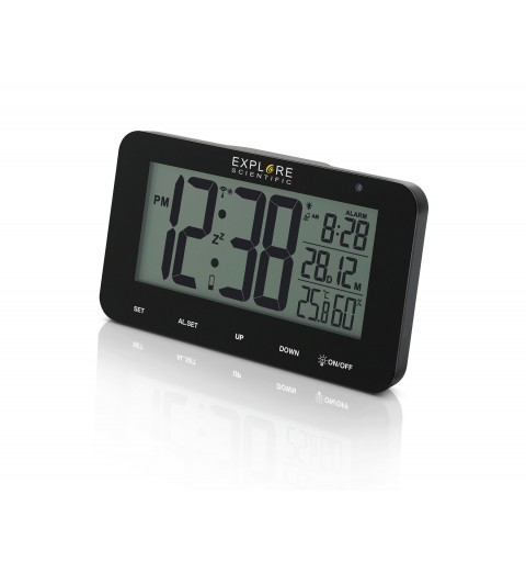 Explore Scientific RDC1004BLK Wecker Digitaler Wecker Schwarz