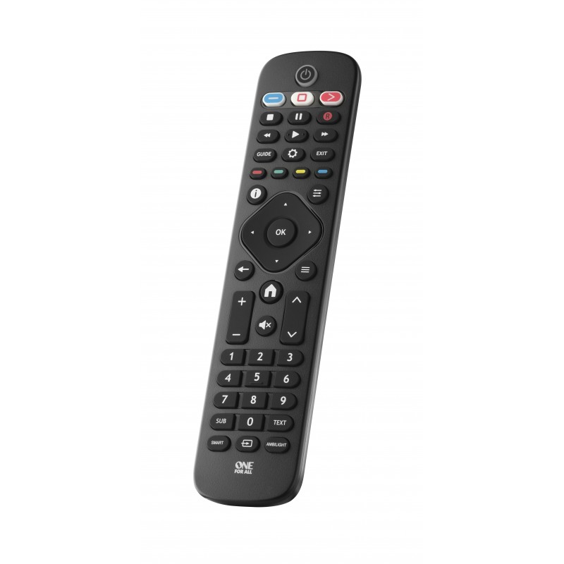 One For All TV Replacement Remotes URC4913 mando a distancia IR inalámbrico Botones