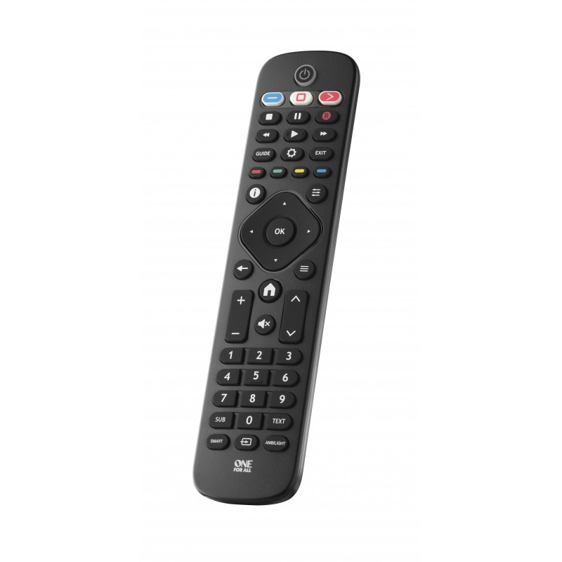 One For All TV Replacement Remotes URC4913 telecomando IR Wireless Pulsanti