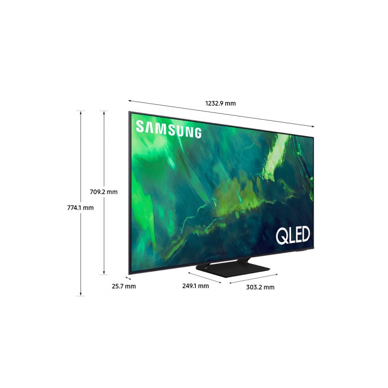 Samsung TV QLED 4K 55” QE55Q70A Smart TV Wi-Fi Titan Gray 2021