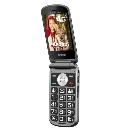 Brondi Amico Mio 4G 7,11 cm (2.8 Zoll) Schwarz Funktionstelefon