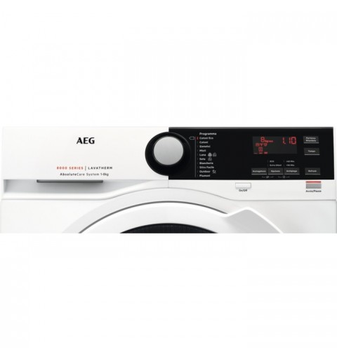 AEG T8DBE843 asciugatrice Libera installazione Caricamento frontale 8 kg A++ Bianco