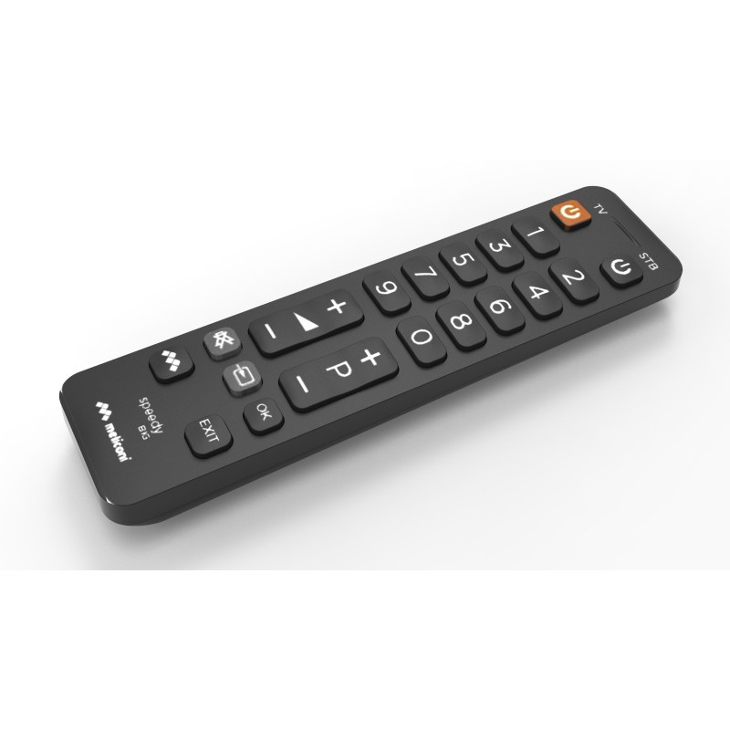 Meliconi Speedy 2.1 BIG remote control IR Wireless TV Tuner, TV set-top box Press buttons