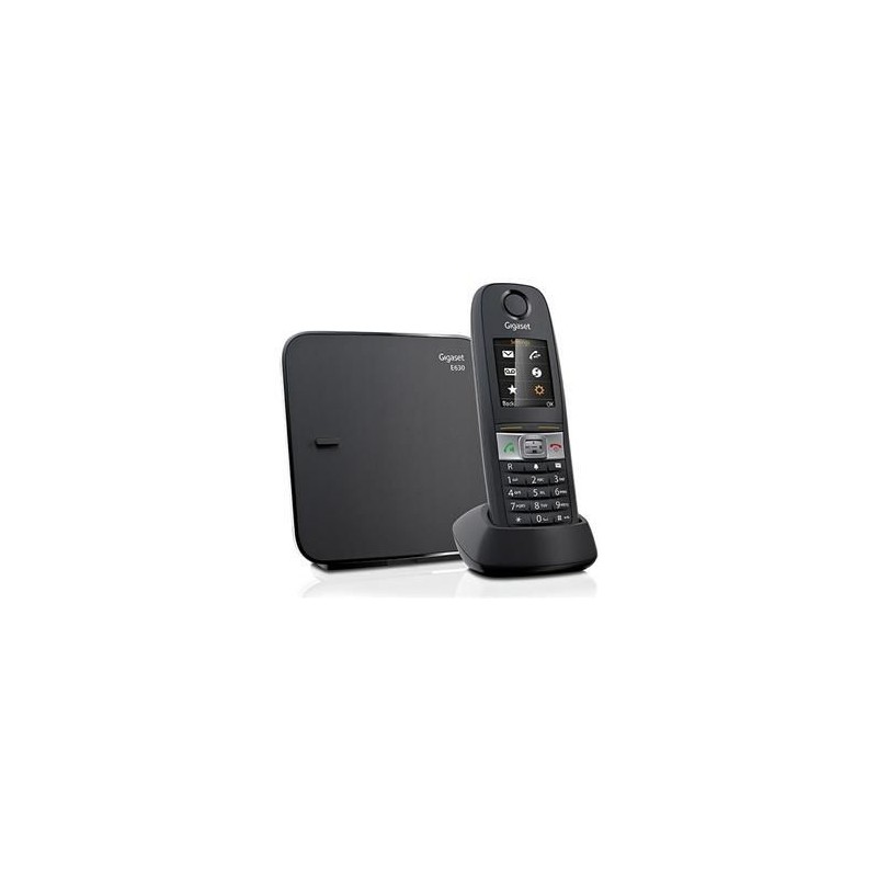 Gigaset E630 Teléfono DECT Identificador de llamadas Negro