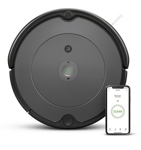 iRobot Roomba 697 aspiradora robotizada 0,6 L Sin bolsa Negro, Gris