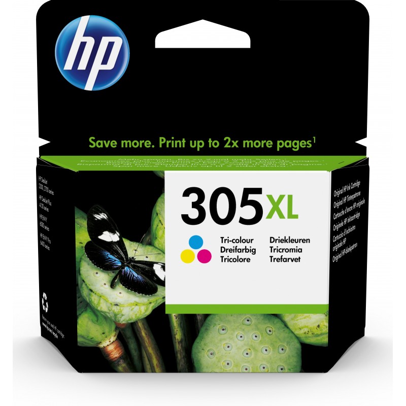 HP 305XL High Yield Tri-color Original Ink Cartridge