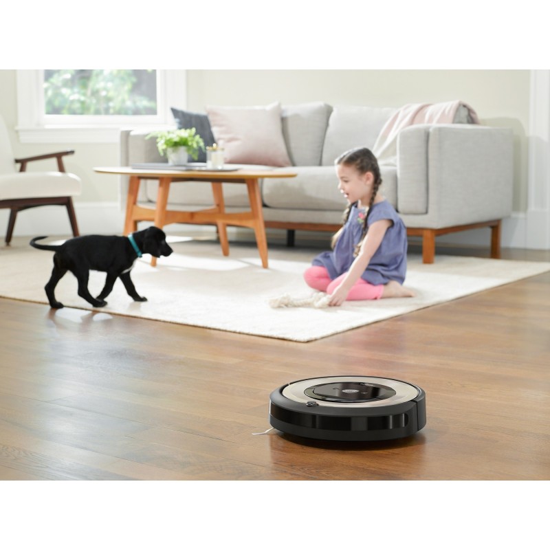 iRobot Roomba e5152 aspirapolvere robot Senza sacchetto Nero, Rame