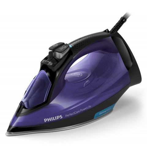 Philips PerfectCare GC3925 34 fer à repasser Fer à vapeur Semelle SteamGlide Plus 2400 W Noir, Violet