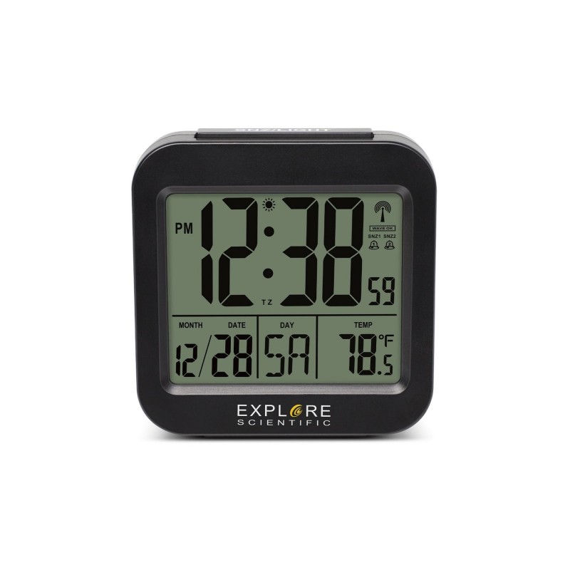 Explore Scientific RDC 1008 Digital alarm clock Black