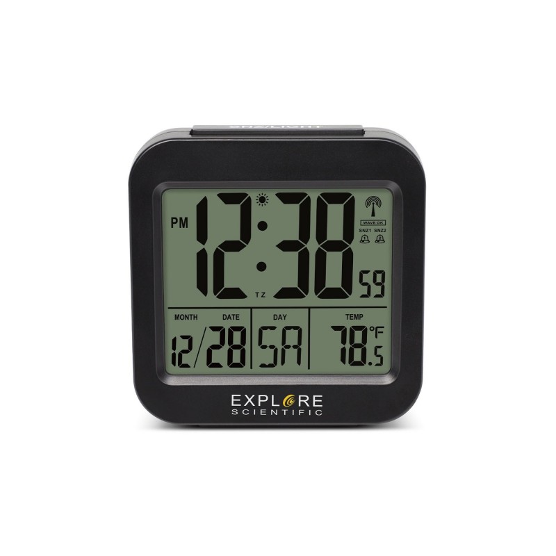Explore Scientific RDC 1008 Reloj despertador digital Negro