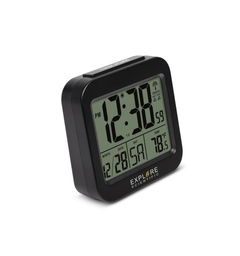 Explore Scientific RDC 1008 Digital alarm clock Black