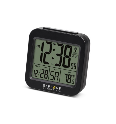 Explore Scientific RDC 1008 Digital alarm clock Black