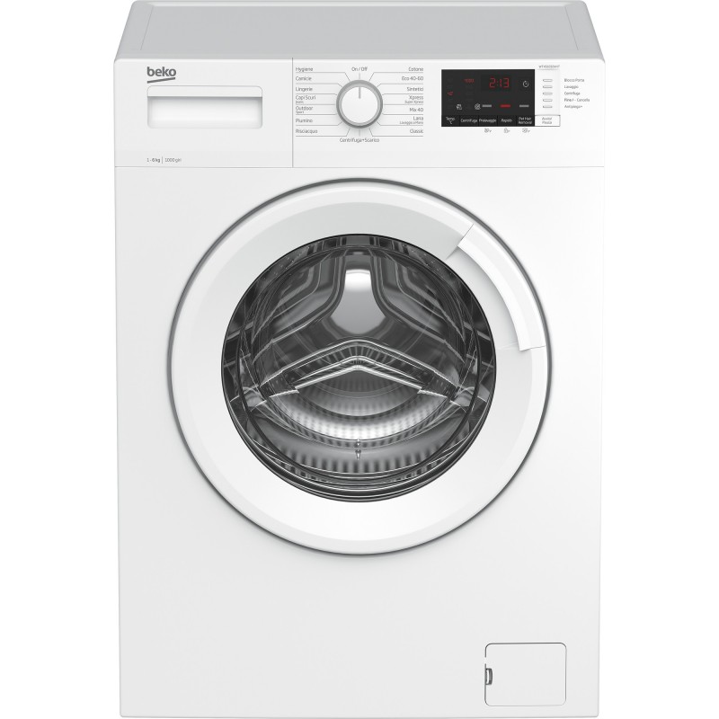 Beko WTXS61032W IT Waschmaschine Frontlader 6 kg 1000 RPM E Weiß
