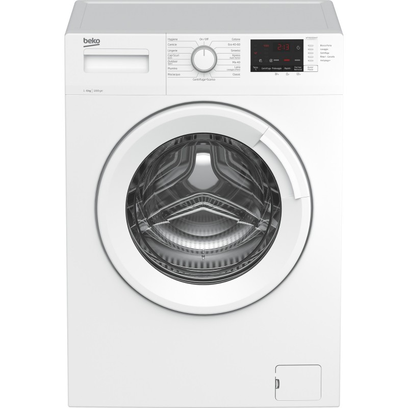 Beko WTXS61032W IT machine à laver Charge avant 6 kg 1000 tr min E Blanc