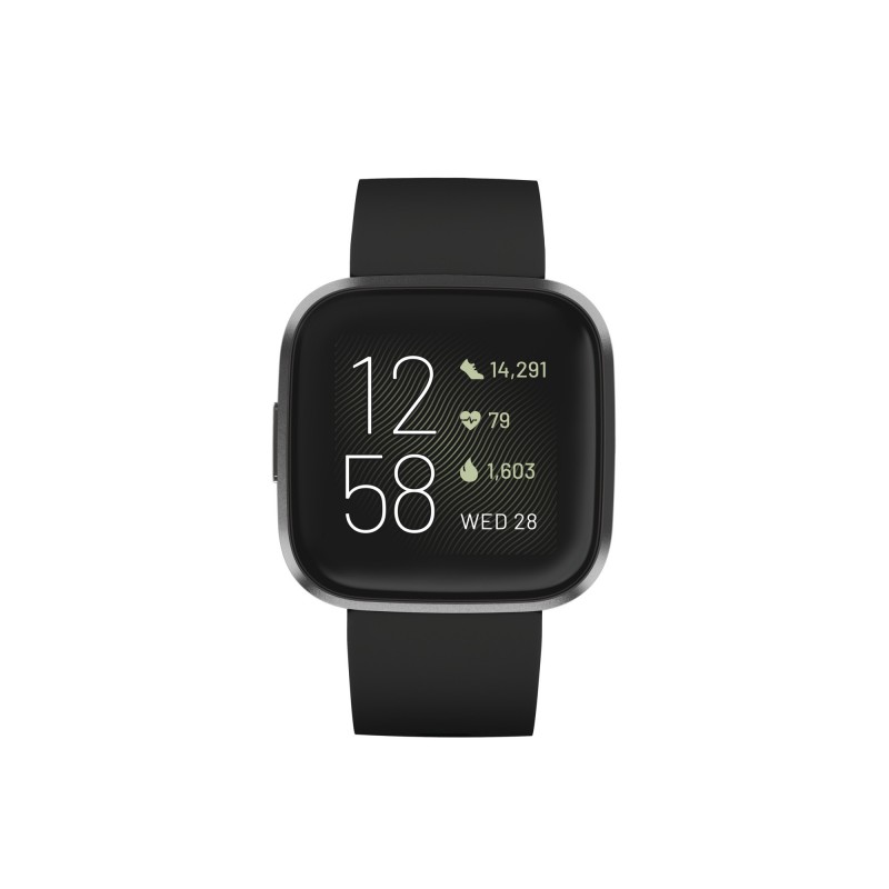 Fitbit Versa 2 3,55 cm (1.4 Zoll) 40 mm AMOLED Schwarz, Grau
