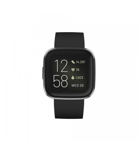 Fitbit Versa 2 3,55 cm (1.4 Zoll) 40 mm AMOLED Schwarz, Grau