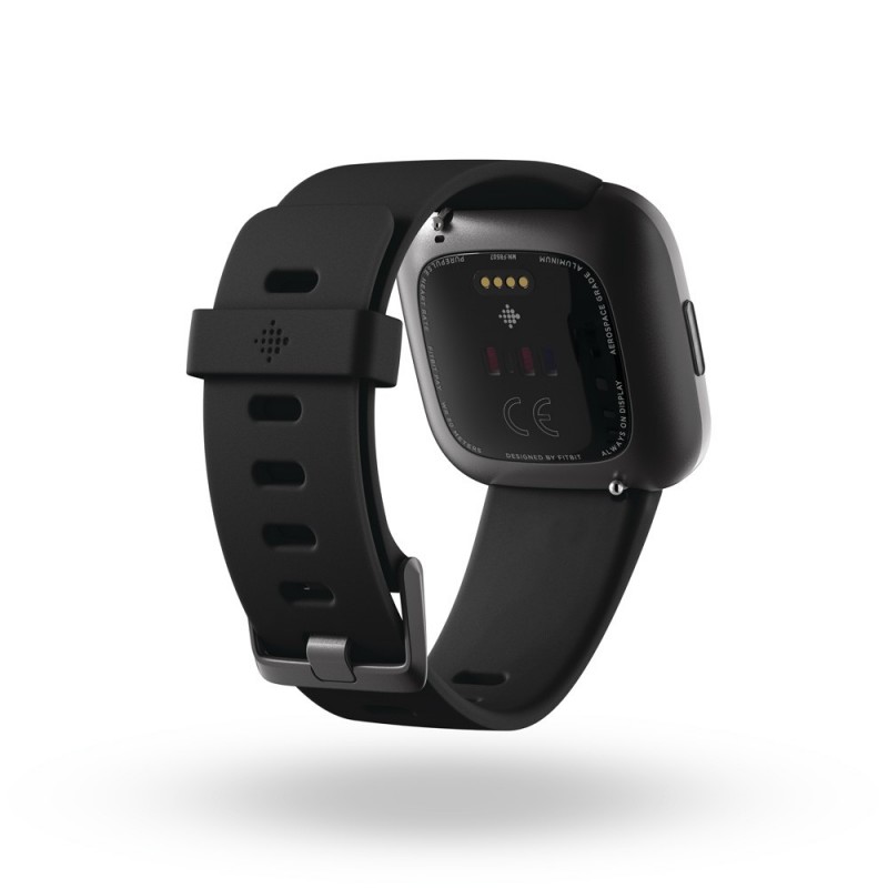 Fitbit Versa 2 3,55 cm (1.4 Zoll) 40 mm AMOLED Schwarz, Grau