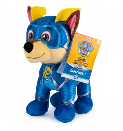 PAW Patrol , Mighty Pups Super PAWs Chase, Stuffed Animal Plush, 8 Inch