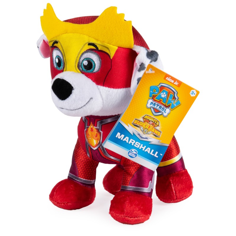 PAW Patrol , Mighty Pups Super PAWs Chase, Stuffed Animal Plush, 8 Inch