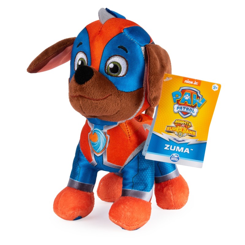 PAW Patrol , Mighty Pups Super PAWs Chase, Stuffed Animal Plush, 8 Inch