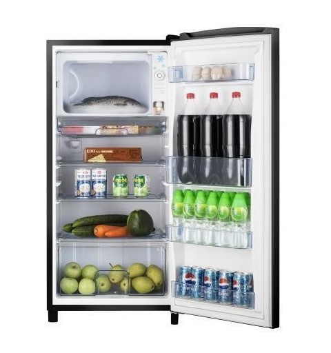 Hisense RR195D4DB1 combi-fridge Freestanding Black