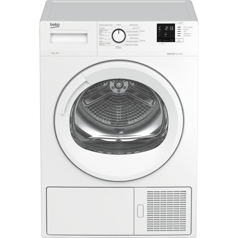 Beko DRX823N secadora Independiente Carga frontal 8 kg A++ Blanco