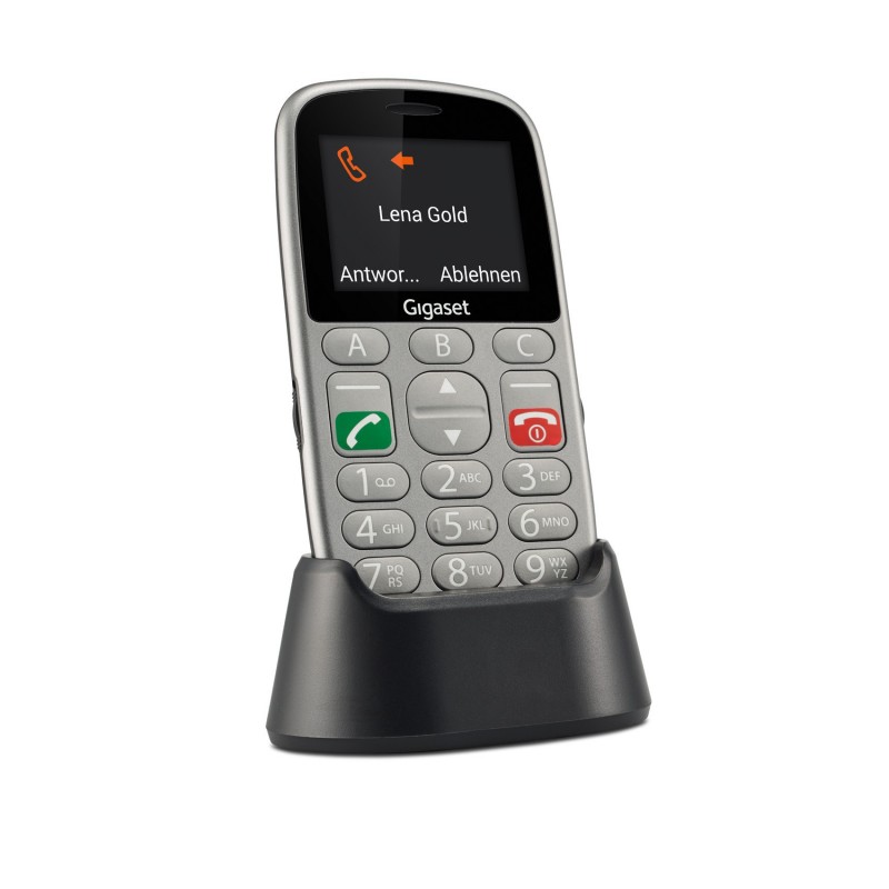 Gigaset GL390 5,59 cm (2.2") 88 g Argento Telefono cellulare basico