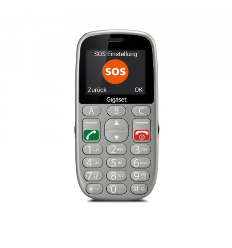 Gigaset GL390 5,59 cm (2.2") 88 g Argento Telefono cellulare basico