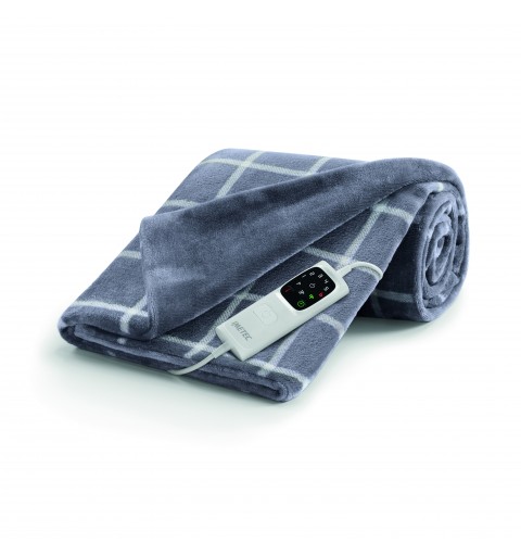 Imetec 16775 coperta cuscino elettrico Coperta elettrica 150 W Grigio, Bianco Velluto