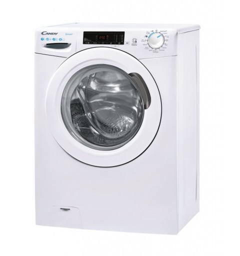 Candy Smart CSS4137TE 1-11 machine à laver Charge avant 7 kg 1300 tr min D Blanc