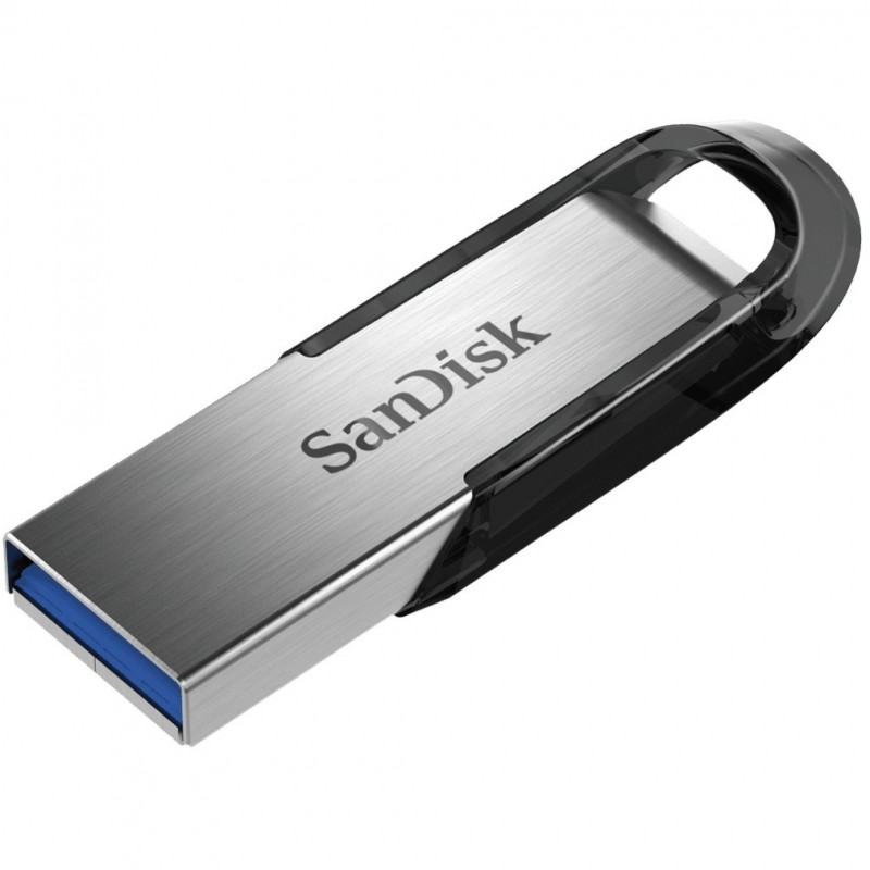 SanDisk Ultra Flair lecteur USB flash 32 Go USB Type-A 3.0 Noir, Acier inoxydable