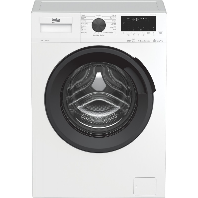 Beko WUX71236AI-IT Waschmaschine Frontlader 7 kg 1200 RPM D Weiß