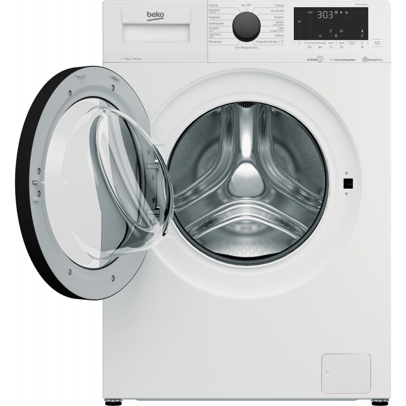 Beko WUX71236AI-IT washing machine Front-load 7 kg 1200 RPM D White