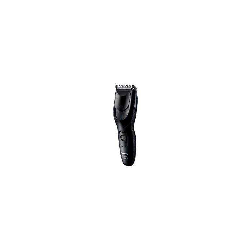 Panasonic ER-GC20, Tagliacapelli, Pettine accessorio, 7 step taglio, Lavabile, Nero