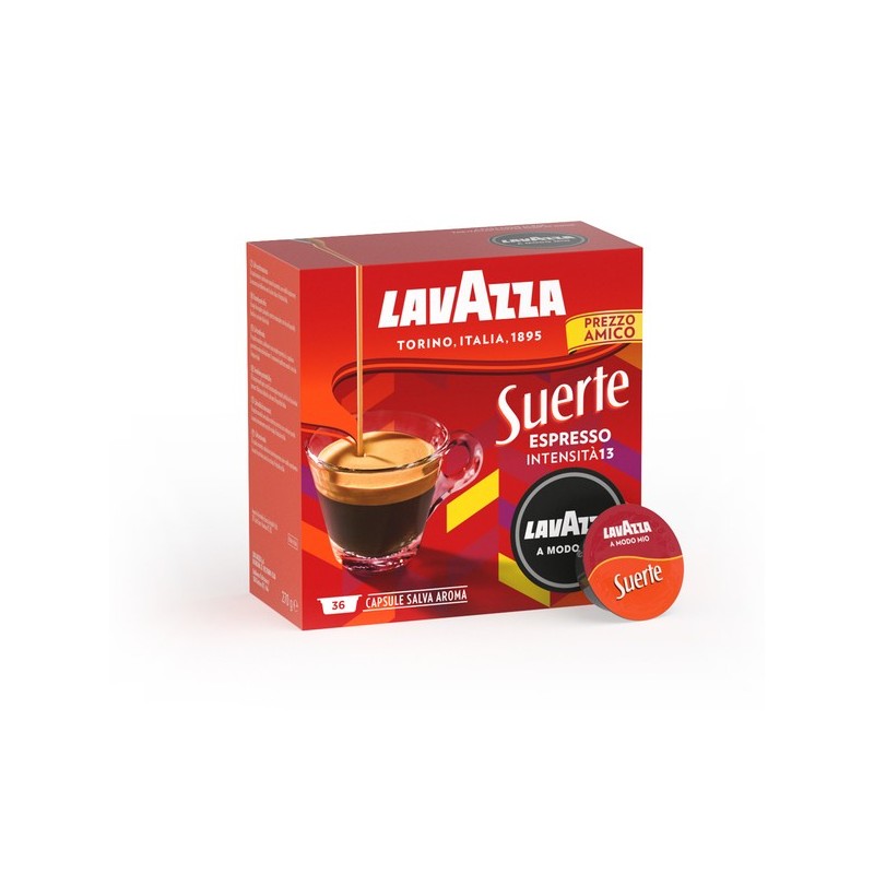 Lavazza Suerte Coffee capsule Dark roast 36 pc(s)