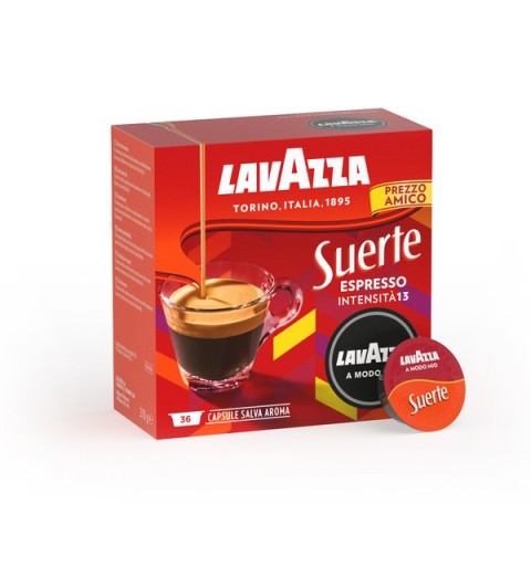 Lavazza Suerte Capsule de café Café fortement torréfié 36 pièce(s)