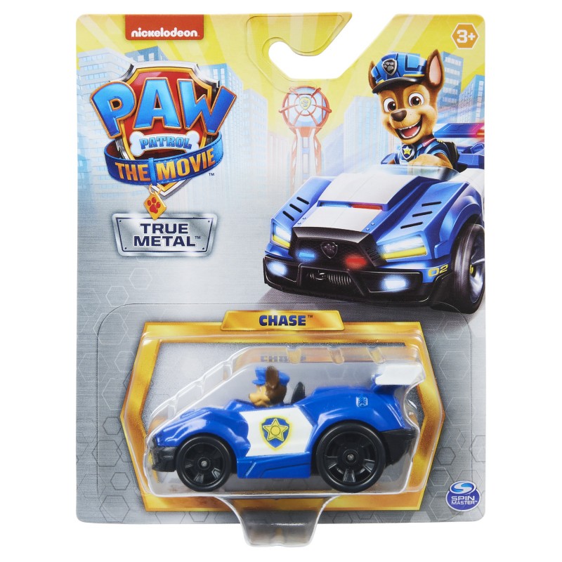 PAW Patrol True Metal Chase Collectible Die-Cast Vehicle, Movie Series 1 55 Scale