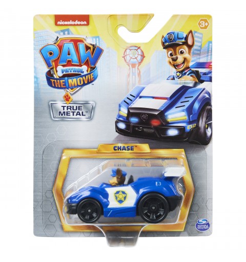 PAW Patrol Мehículo de metal coleccionable True Metal de Chase, serie de la película a escala 1 55