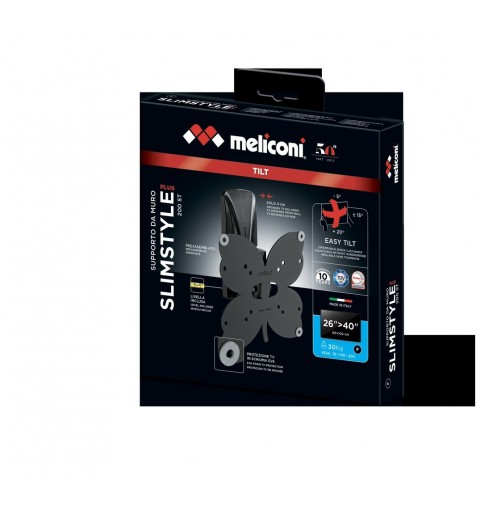 Meliconi SlimStyle Plus 200 ST 101,6 cm (40") Nero