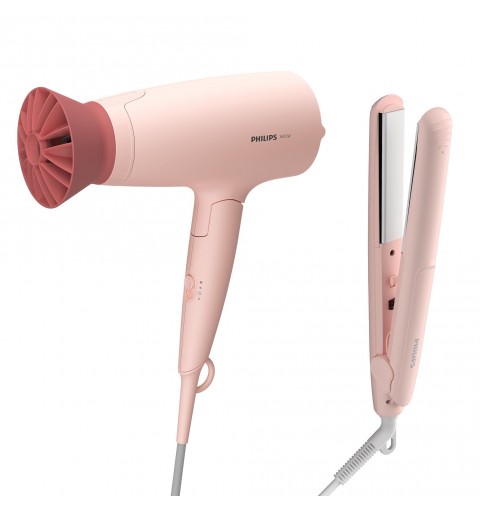 Philips 3000 series BHP398 00 hair styling tool Hair styling kit Warm Pink 1600 W