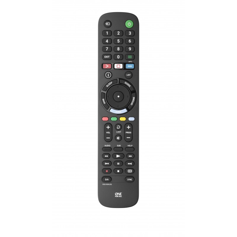 One For All TV Replacement Remotes URC 4912 telecomando IR Wireless Pulsanti