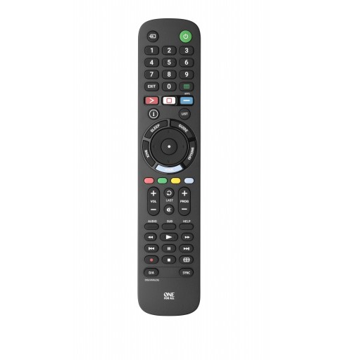 One For All TV Replacement Remotes URC 4912 mando a distancia IR inalámbrico Botones
