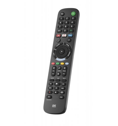 One For All TV Replacement Remotes URC 4912 telecomando IR Wireless Pulsanti