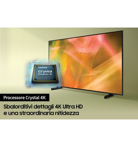 Samsung Series 8 UE50AU8070U 127 cm (50 Zoll) 4K Ultra HD Smart-TV WLAN Schwarz