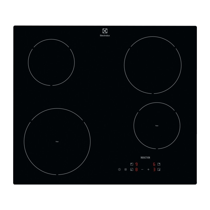 Electrolux EIR60420CK Black Built-in 59 cm Zone induction hob 4 zone(s)