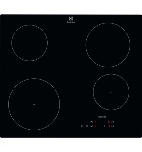 Electrolux EIR60420CK Black Built-in 59 cm Zone induction hob 4 zone(s)