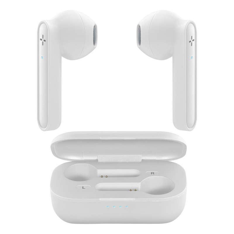 PLOOS PLBTTWSCAPW auricular y casco Auriculares True Wireless Stereo (TWS) Dentro de oído Llamadas Música Bluetooth Blanco