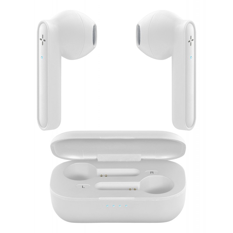 PLOOS PLBTTWSCAPW auricular y casco Auriculares True Wireless Stereo (TWS) Dentro de oído Llamadas Música Bluetooth Blanco