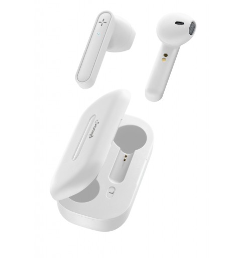 PLOOS PLBTTWSCAPW auricular y casco Auriculares True Wireless Stereo (TWS) Dentro de oído Llamadas Música Bluetooth Blanco
