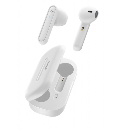 PLOOS PLBTTWSCAPW cuffia e auricolare True Wireless Stereo (TWS) In-ear Musica e Chiamate Bluetooth Bianco